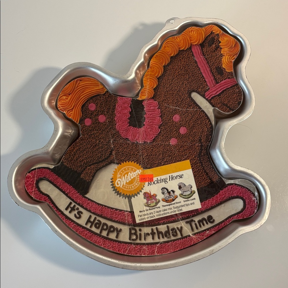 WILTON Rocking Horse Cake Pan 1984 mold #2105-2388